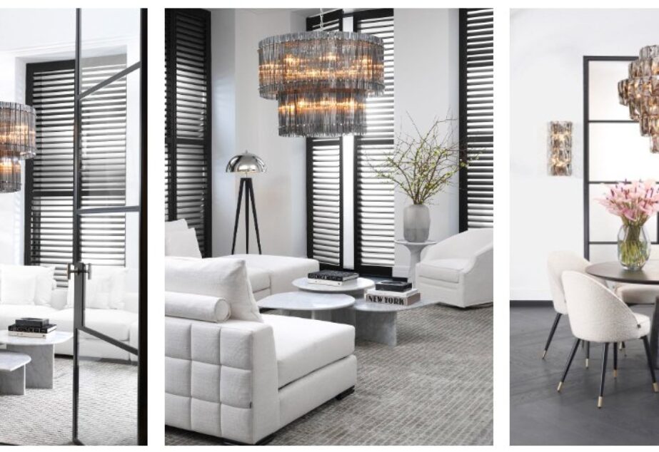 Olśniewające i pięknie zaaranżowane wnętrza w Clue Studio, salonie flagowym Eichholtz