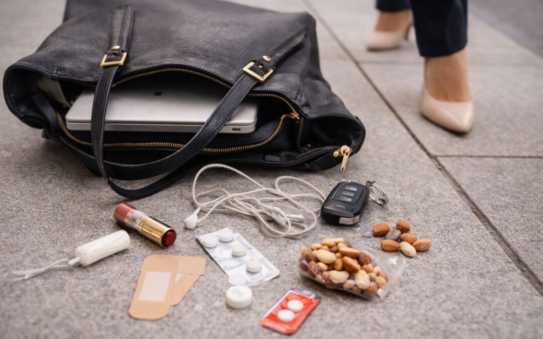 Siedem rzeczy, które każda kobieta biznesu powinna mieć w torebce obok laptopa. Lista, do której nikt się nie przyzna, a wszystkie z niej korzystamy