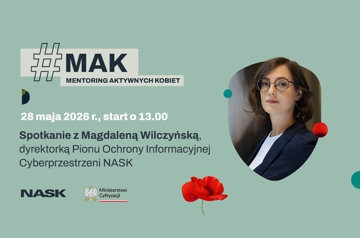 Disinformation 101. How it works and how to counter it? – meeting with Magdalena Wilczyńska, in the MAK Inspirations series