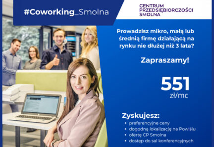 Miejski coworking w Warszawie. Trwa nabór Centrum Przedsiębiorczości Smolna