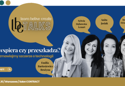 Warszawa 14.10 #LBCtalks: AI wspiera czy przeszkadza w biznesie?